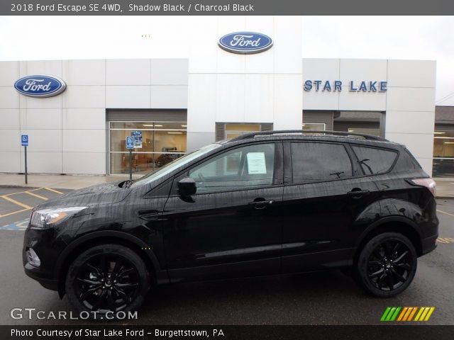 2018 Ford Escape SE 4WD in Shadow Black