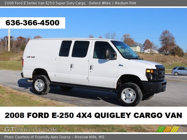 2008 Ford E Series Van E250 Super Duty Cargo in Oxford White