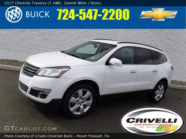 2017 Chevrolet Traverse LT AWD in Summit White