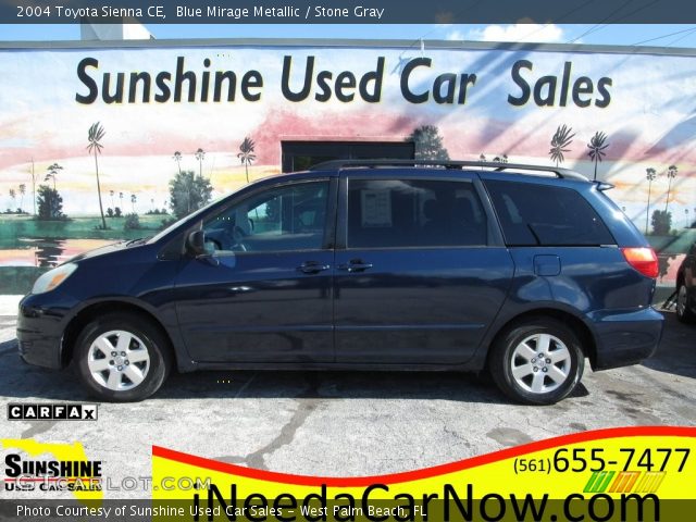 2004 Toyota Sienna CE in Blue Mirage Metallic