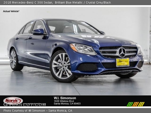 2018 Mercedes-Benz C 300 Sedan in Brilliant Blue Metallic