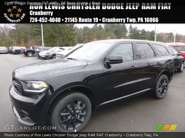 2018 Dodge Durango SXT AWD in DB Black Crystal