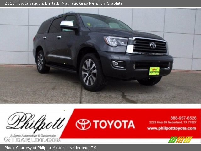 2018 Toyota Sequoia Limited in Magnetic Gray Metallic