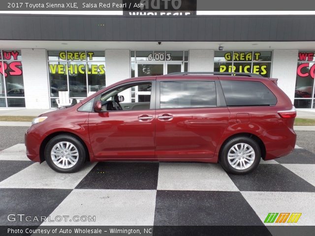 2017 Toyota Sienna XLE in Salsa Red Pearl