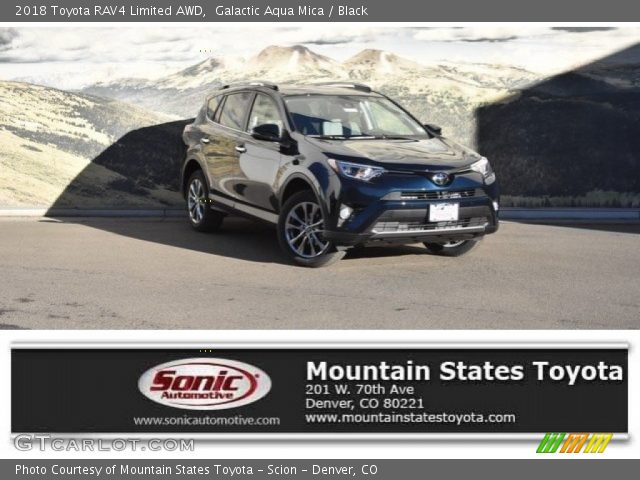 2018 Toyota RAV4 Limited AWD in Galactic Aqua Mica