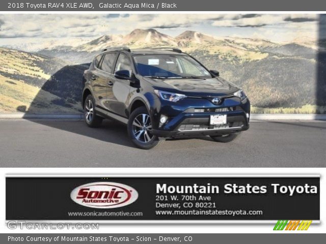 2018 Toyota RAV4 XLE AWD in Galactic Aqua Mica