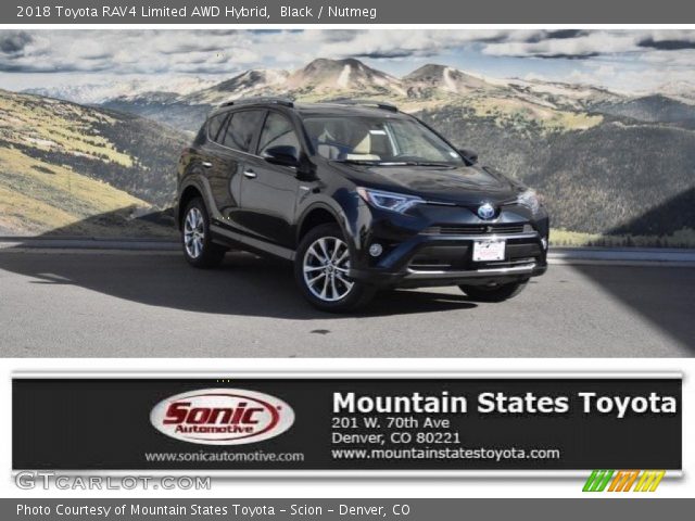 2018 Toyota RAV4 Limited AWD Hybrid in Black