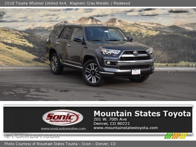 2018 Toyota 4Runner Limited 4x4 in Magnetic Gray Metallic