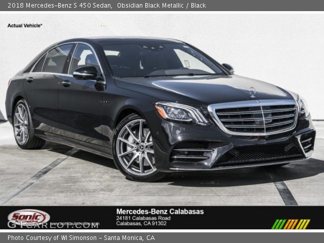2018 Mercedes-Benz S 450 Sedan in Obsidian Black Metallic