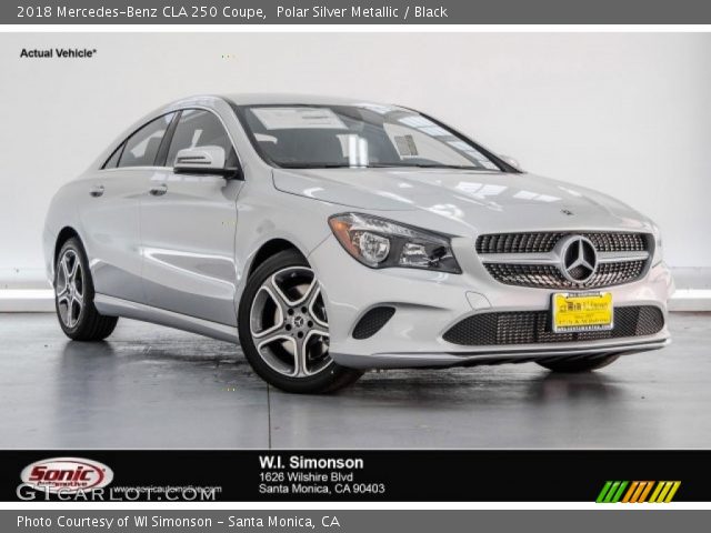 2018 Mercedes-Benz CLA 250 Coupe in Polar Silver Metallic