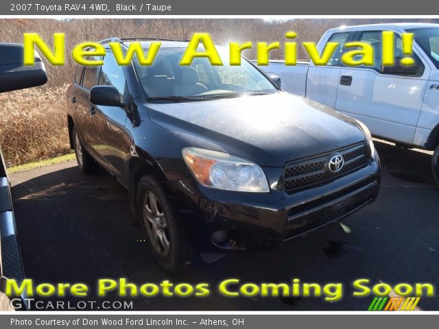 2007 Toyota RAV4 4WD in Black