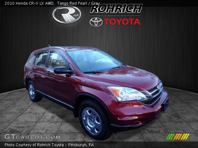 2010 Honda CR-V LX AWD in Tango Red Pearl