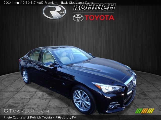 2014 Infiniti Q 50 3.7 AWD Premium in Black Obsidian