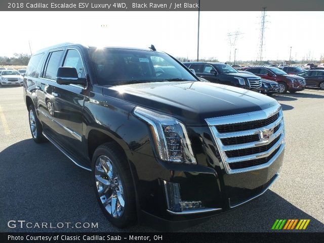 2018 Cadillac Escalade ESV Luxury 4WD in Black Raven