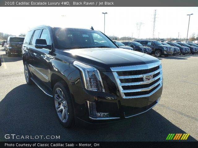 2018 Cadillac Escalade Luxury 4WD in Black Raven
