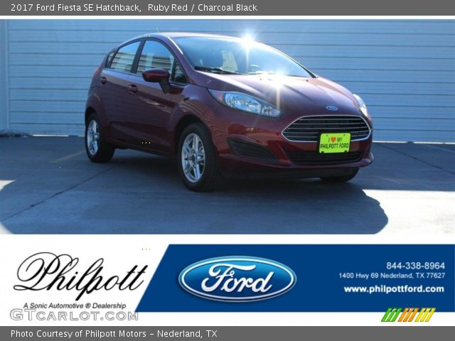 2017 Ford Fiesta SE Hatchback in Ruby Red
