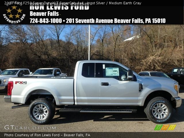 2017 Ford F250 Super Duty XLT SuperCab 4x4 in Ingot Silver