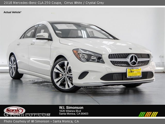 2018 Mercedes-Benz CLA 250 Coupe in Cirrus White