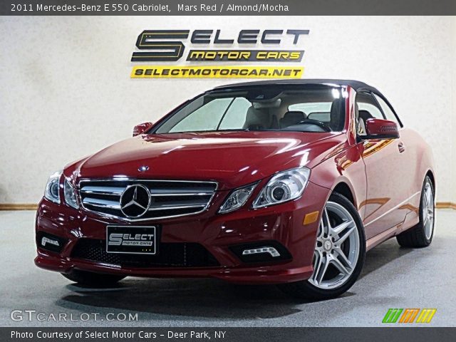 2011 Mercedes-Benz E 550 Cabriolet in Mars Red