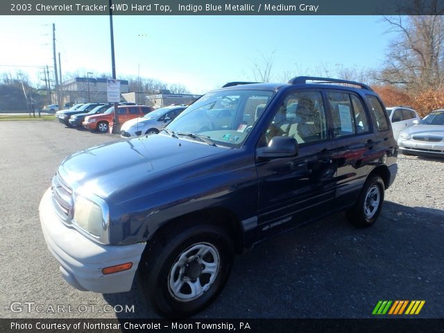 2003 Chevrolet Tracker 4WD Hard Top in Indigo Blue Metallic