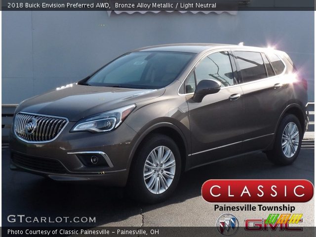 2018 Buick Envision Preferred AWD in Bronze Alloy Metallic