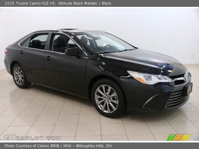 2015 Toyota Camry XLE V6 in Attitude Black Metallic