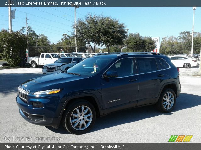 2018 Jeep Cherokee Limited in Patriot Blue Pearl