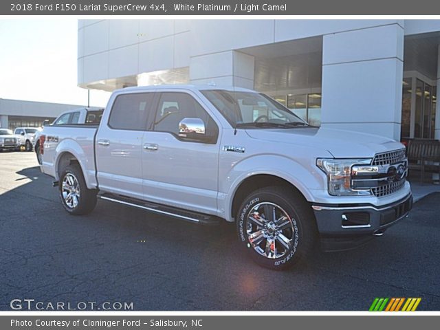 2018 Ford F150 Lariat SuperCrew 4x4 in White Platinum