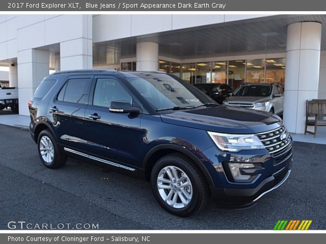 2017 Ford Explorer XLT in Blue Jeans