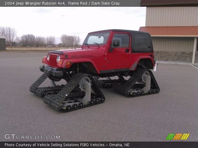 2004 Jeep Wrangler Rubicon 4x4 in Flame Red