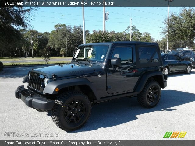 2018 Jeep Wrangler Willys Wheeler Edition 4x4 in Rhino