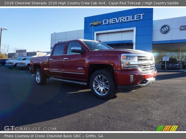 2018 Chevrolet Silverado 1500 High Country Crew Cab 4x4 in Cajun Red Tintcoat