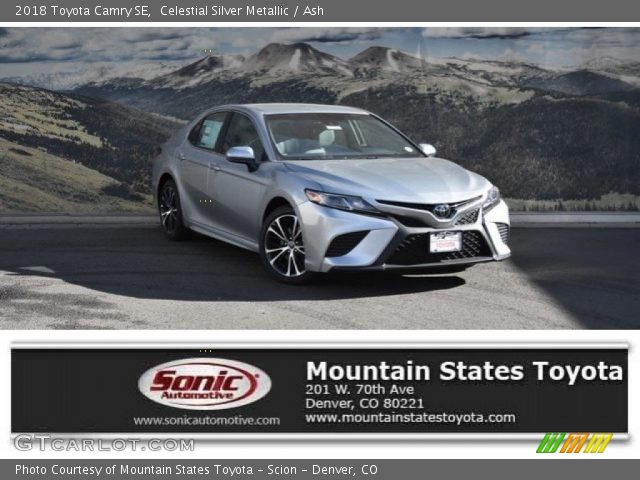 2018 Toyota Camry SE in Celestial Silver Metallic