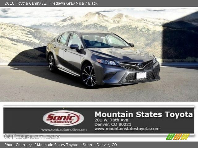 2018 Toyota Camry SE in Predawn Gray Mica
