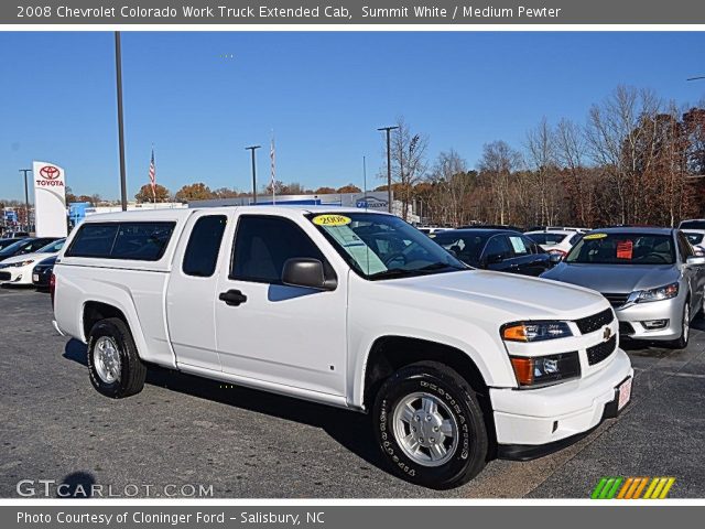 2008 Chevrolet Colorado Work Truck Extended Cab in Summit White