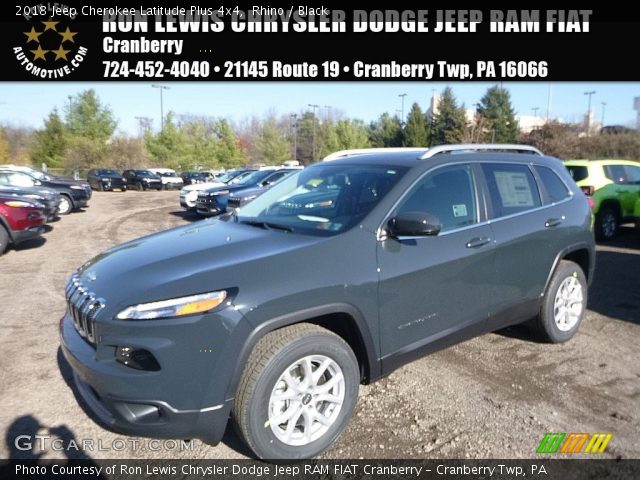 2018 Jeep Cherokee Latitude Plus 4x4 in Rhino