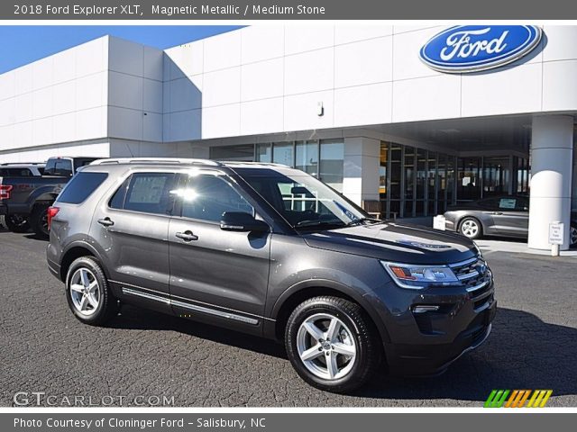 2018 Ford Explorer XLT in Magnetic Metallic