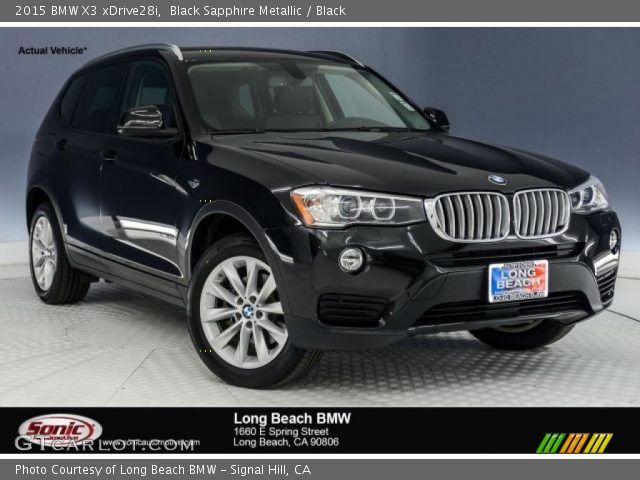 2015 BMW X3 xDrive28i in Black Sapphire Metallic