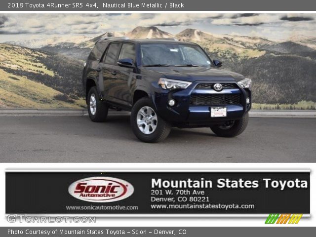 2018 Toyota 4Runner SR5 4x4 in Nautical Blue Metallic