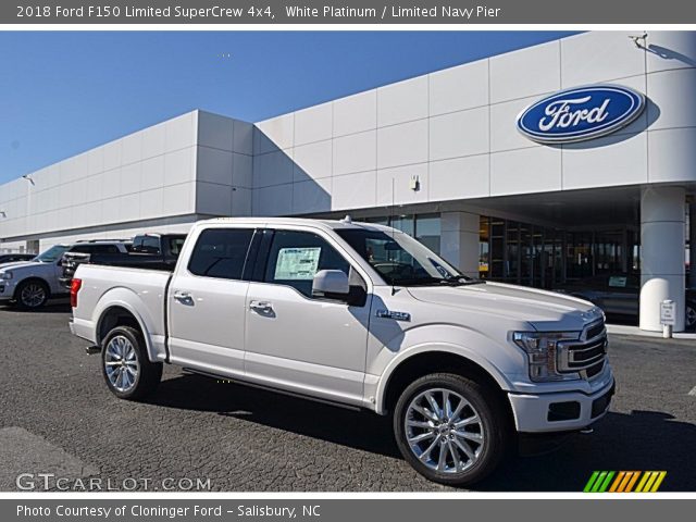 2018 Ford F150 Limited SuperCrew 4x4 in White Platinum