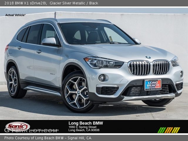 2018 BMW X1 sDrive28i in Glacier Silver Metallic