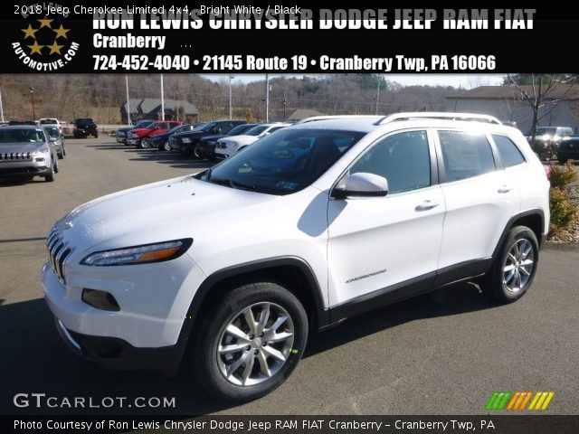 2018 Jeep Cherokee Limited 4x4 in Bright White