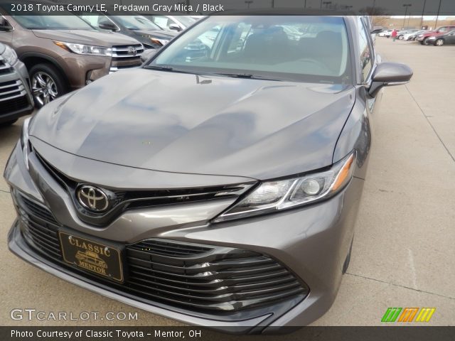 2018 Toyota Camry LE in Predawn Gray Mica