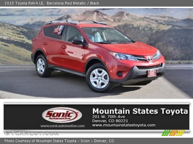 2015 Toyota RAV4 LE in Barcelona Red Metallic