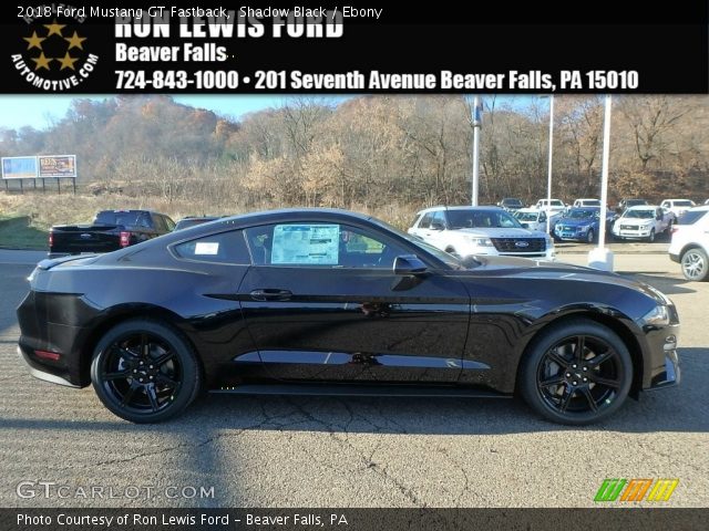 2018 Ford Mustang GT Fastback in Shadow Black
