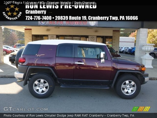 2007 Toyota FJ Cruiser 4WD in Titanium Metallic