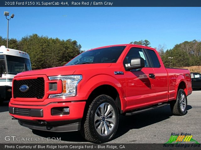 2018 Ford F150 XL SuperCab 4x4 in Race Red