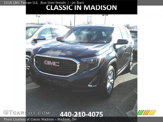 2018 GMC Terrain SLE in Blue Steel Metallic