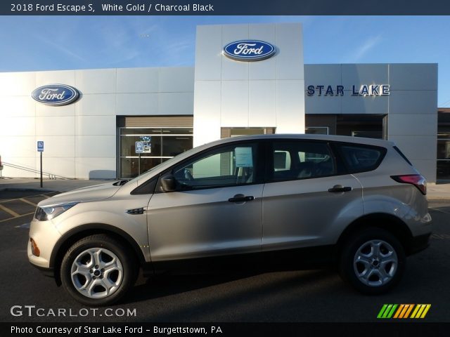 2018 Ford Escape S in White Gold