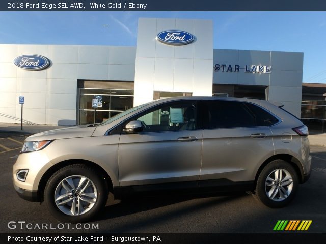 2018 Ford Edge SEL AWD in White Gold